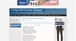 Desktop Screenshot of livingwithgravesdisease.com